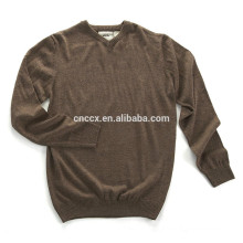 15JWA0110 men acrylic V neck pullover